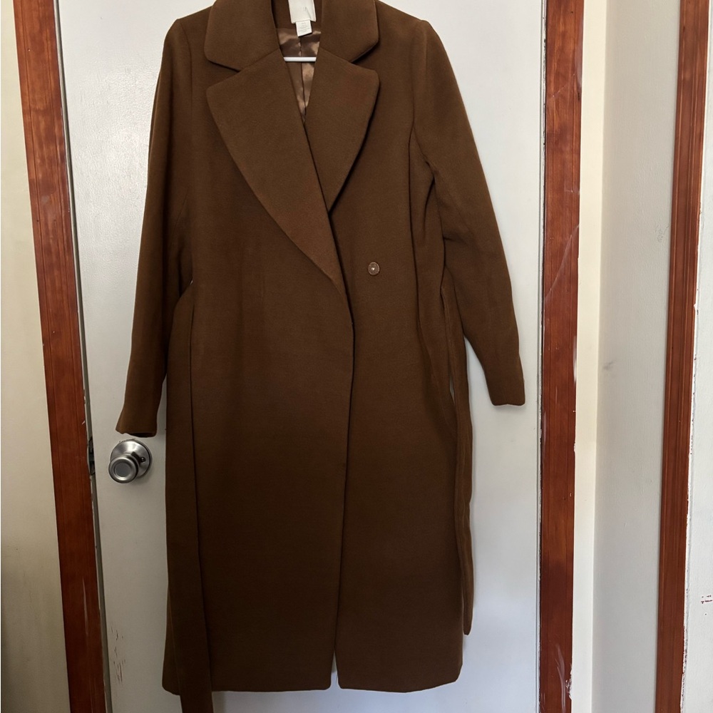Elegant Brown Long Coat
